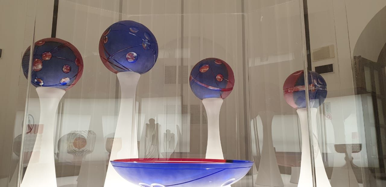 Композиция "Космос" Р.Н.Аксёнов Гусевский хрустальный завод, 1990
