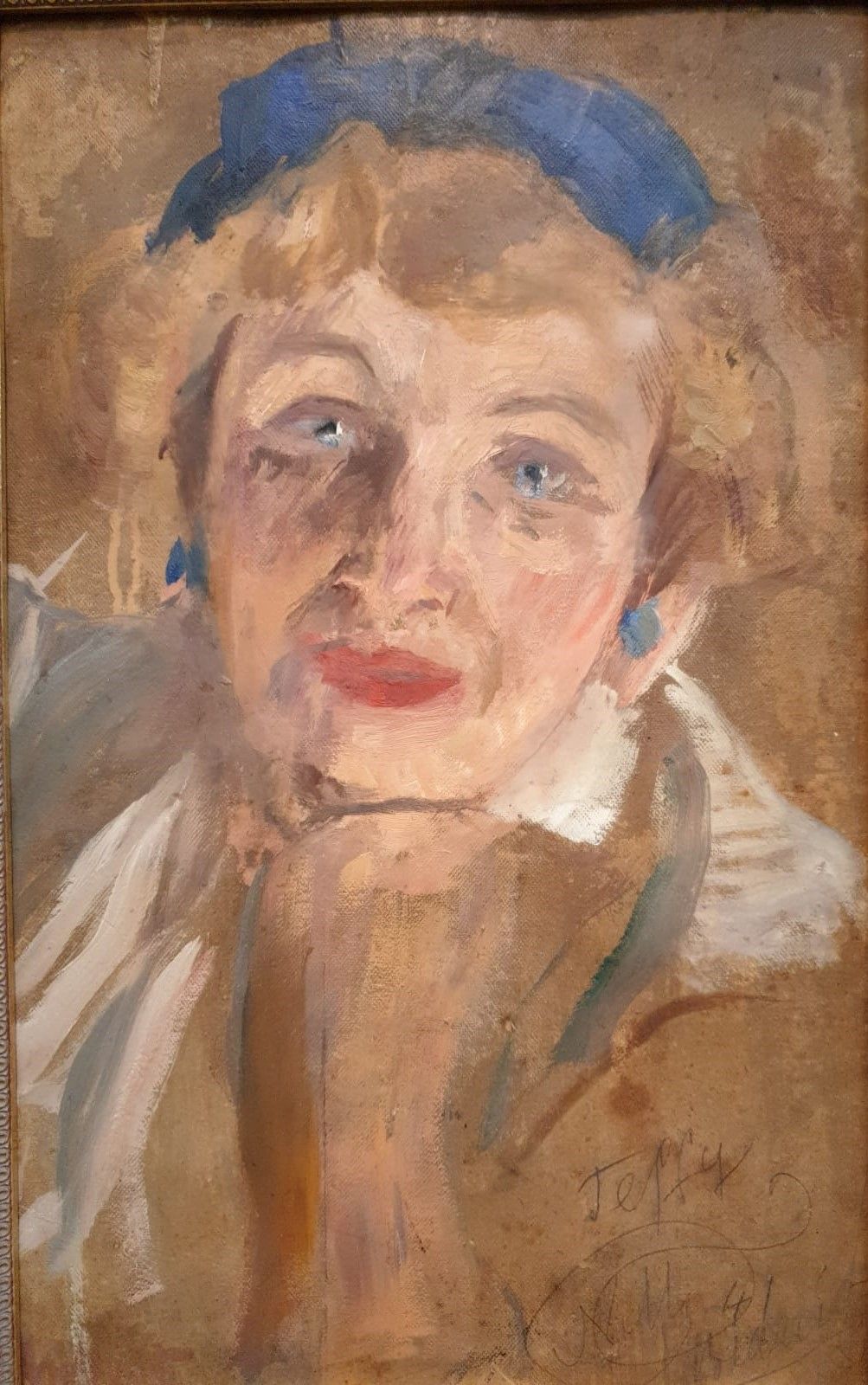 Портрет Тэффи. 1941. Частное собрание