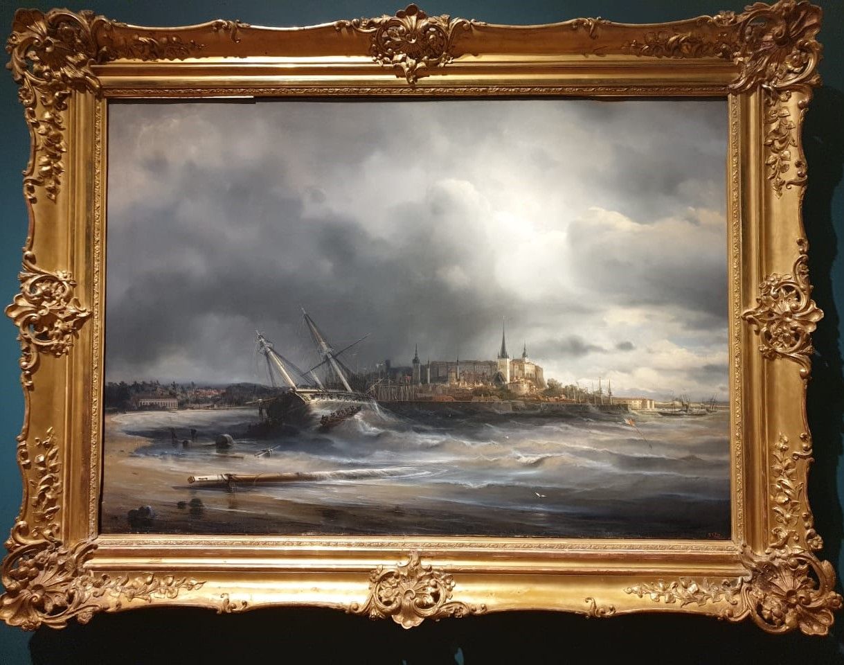 Вид города Ревеля, 1853