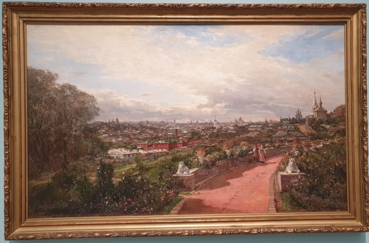 Вид Москвы от дома Хлудова 1878