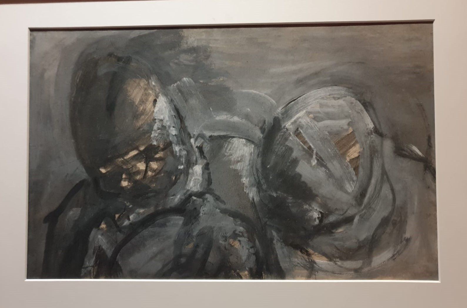 Георгий Щетинин. В больнице. 1970-е. Бумага, гуашь. Частное собрание