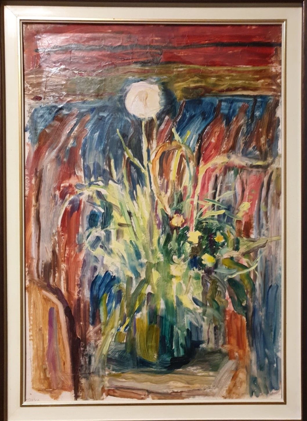 Сергей Романович. Одуванчик. 1960-е. Бумага на оргалите, масло. Частная коллекция