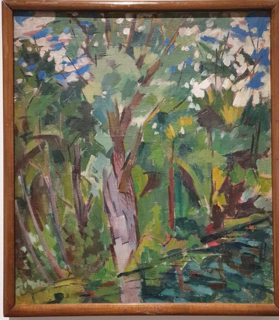 Аристарх Лентулов 1882-1943 Клязьма. Деревья
