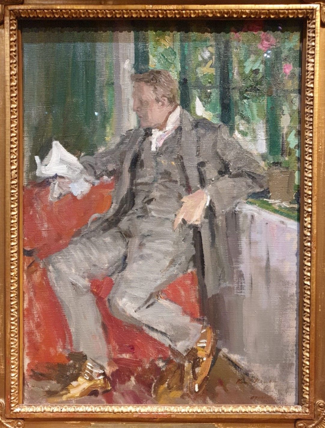 Константин Коровин (1861-1939) Портрет Ф.И.Шаляпина 1905