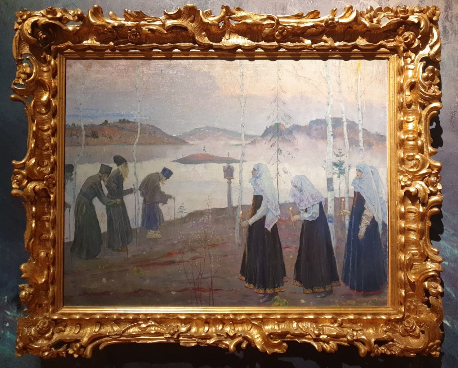 Михаил Нестеров (1862-1942) Отцы-пустынники и жены непорочны 1933