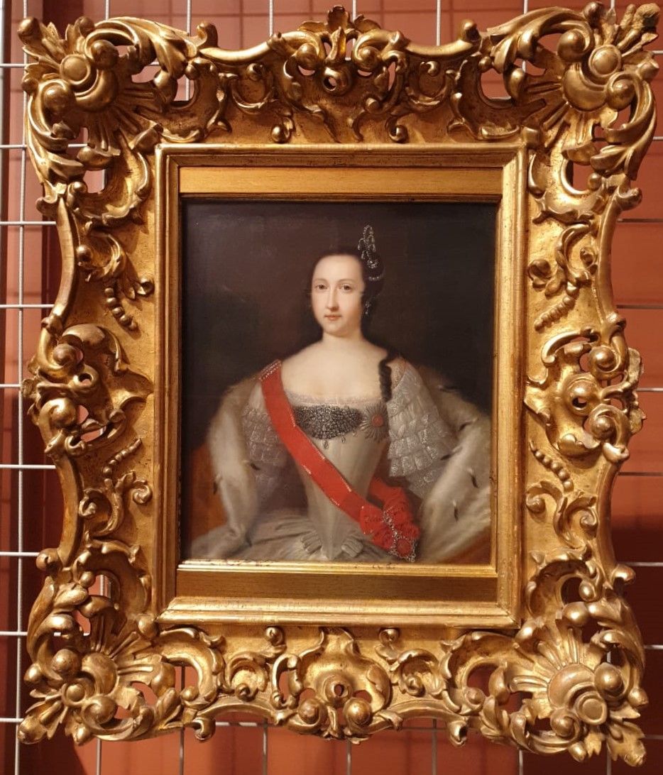 Луи Каравак 1684-1754 Портрет принцессы Анны Леопольдовны (?) со звездой и лентой ордена Св.Екатерины 1730-е