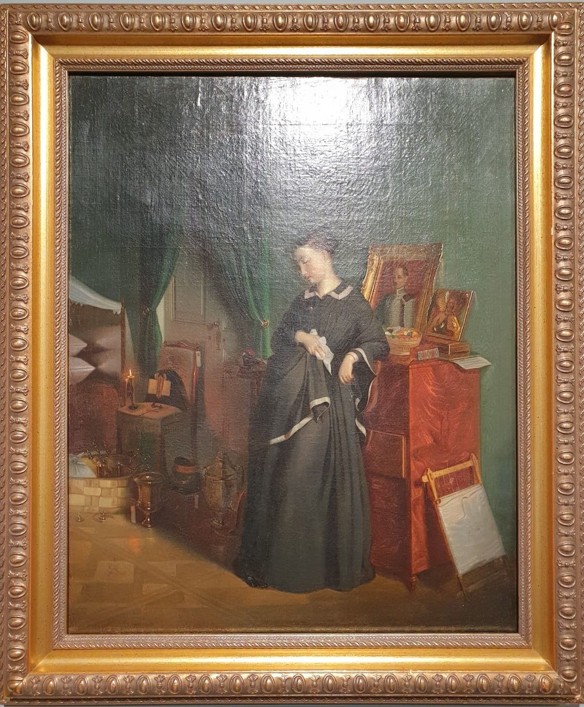 Федотов П.А. (1815-1852) Вдовушка. 1851-1852 Холст, масло