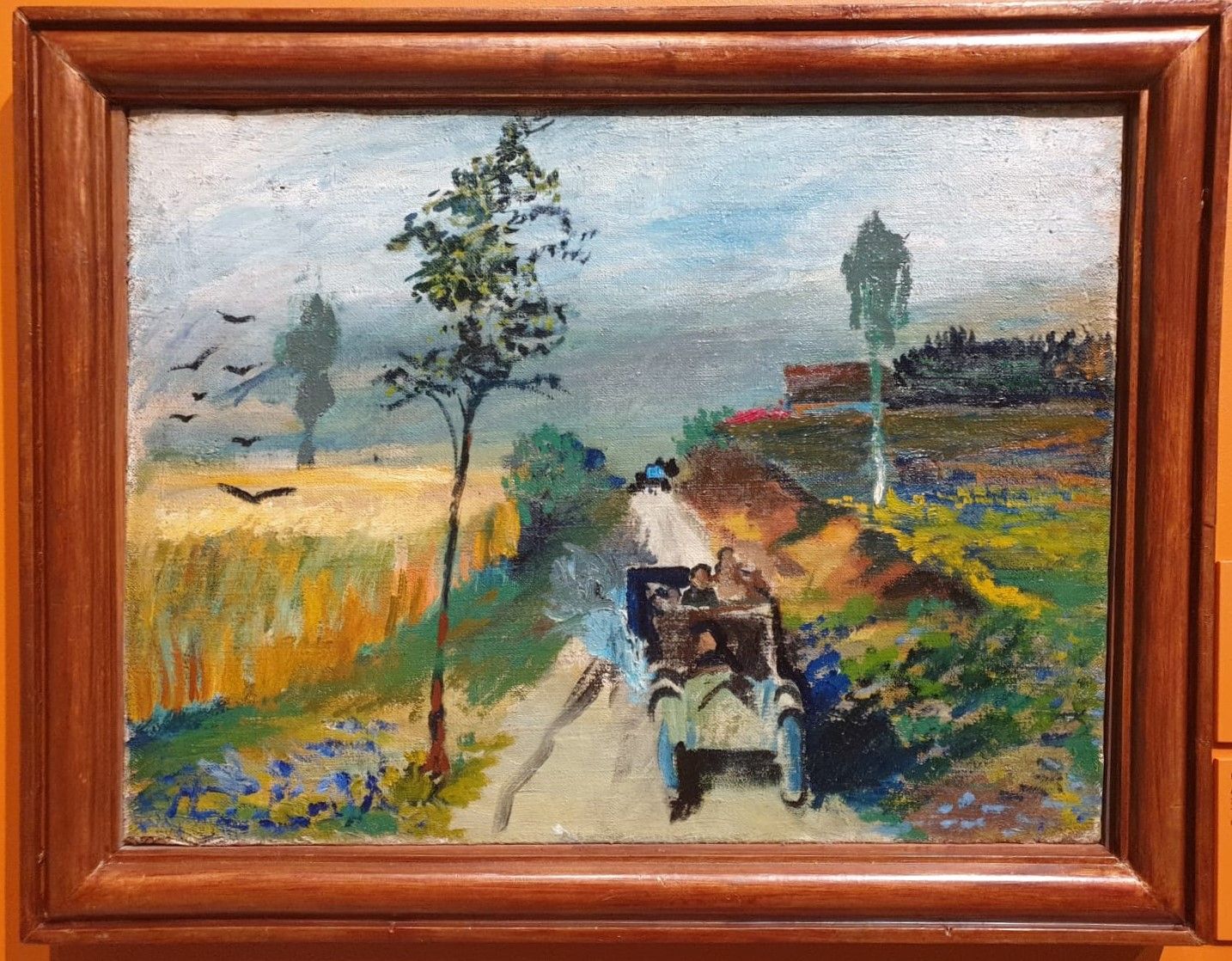 Роман Семашкевич. Автодор. 1920-е. Холст, мало