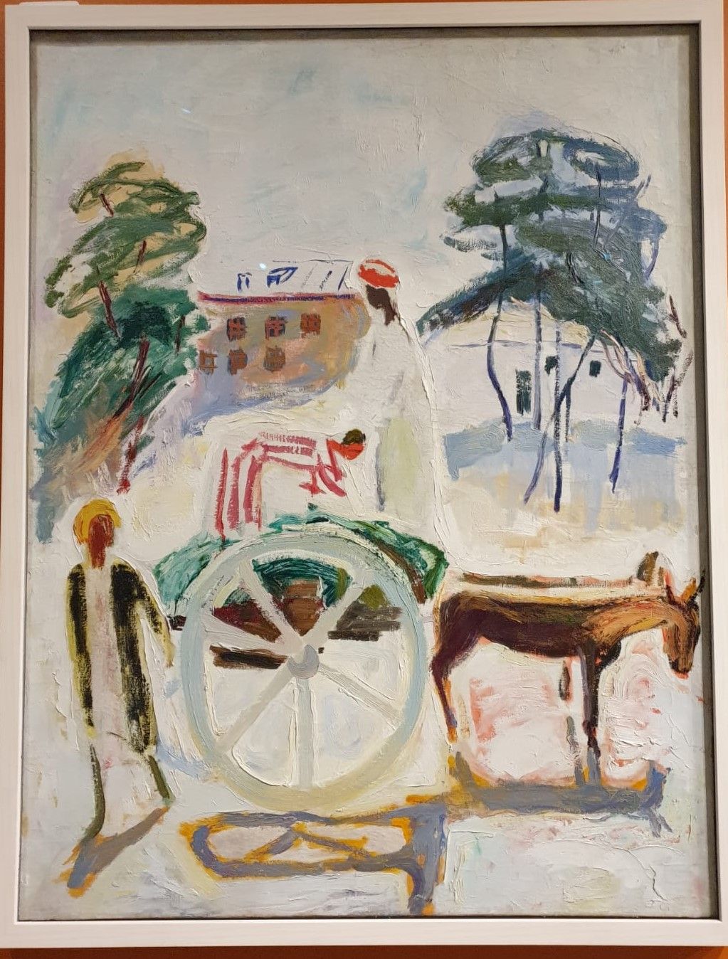 Надежда Кашина Арба с клевером. 1929. Холст, масло