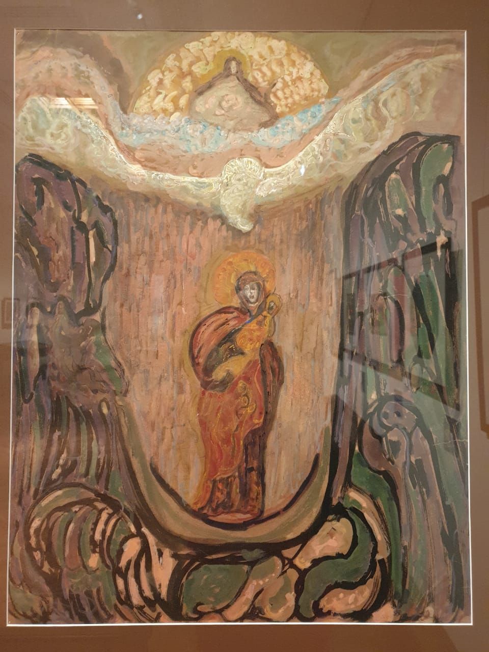 Василий Денисов (1862-1922) Богоматерь. 1900-е