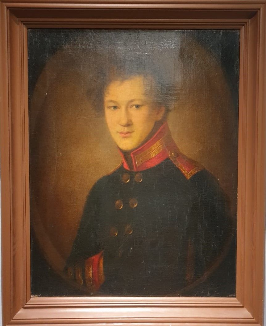 Неизвестный художник Портрет В.П.Ивашева. около 1815 Холст, масло