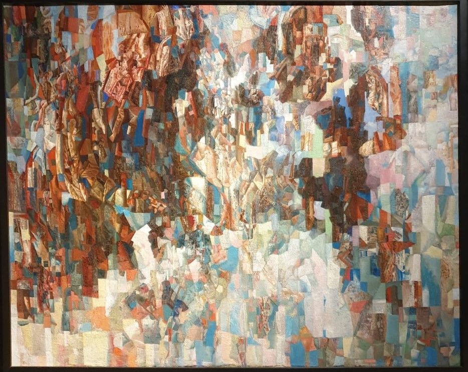 Две девочки. 1915. Холст, масло
