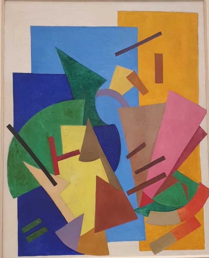 Ольга Розанова Беспредметная композиция  (Полет аэроплана), 1916  Холст, масло