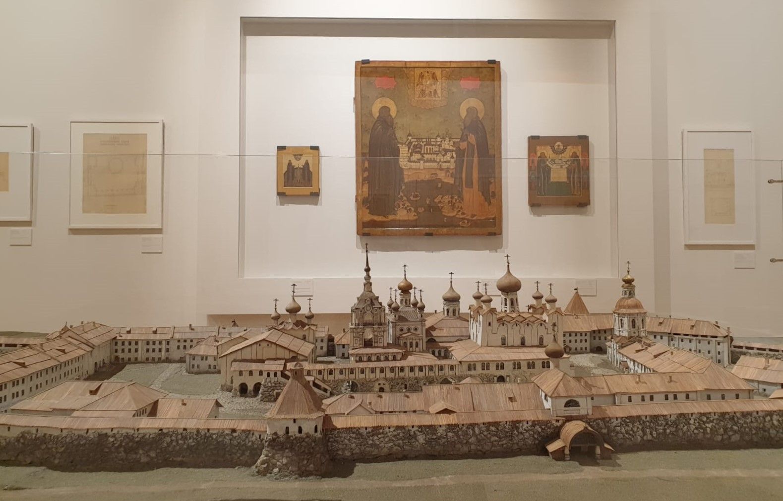П.В.Любимский Соловецкий монастырь Реконструкция на XIX в. Макет 1981