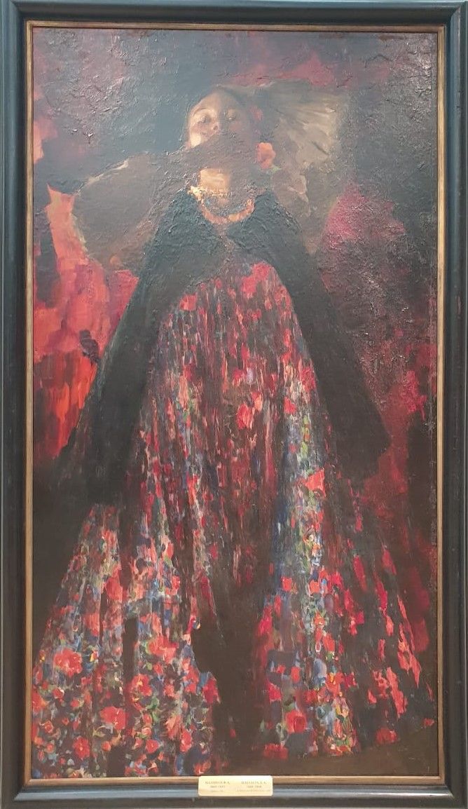 Филипп Малявин Девка 1903 холст, масло
