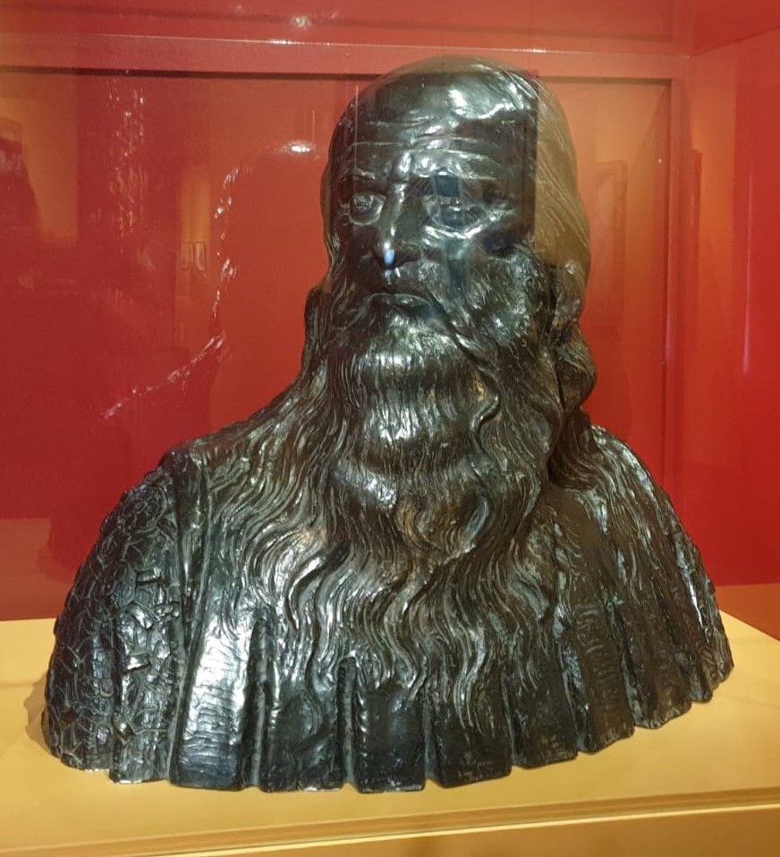 Д.С.Стеллецкий Леонардо да Винчи 1908 бронза