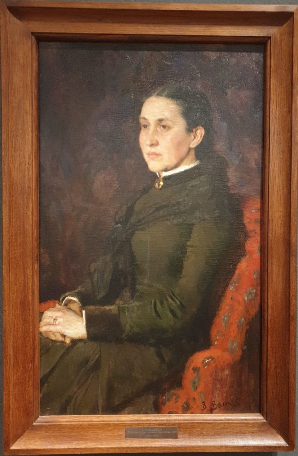 Виктор Васнецов Портрет Е.Г.Мамонтовой 1885