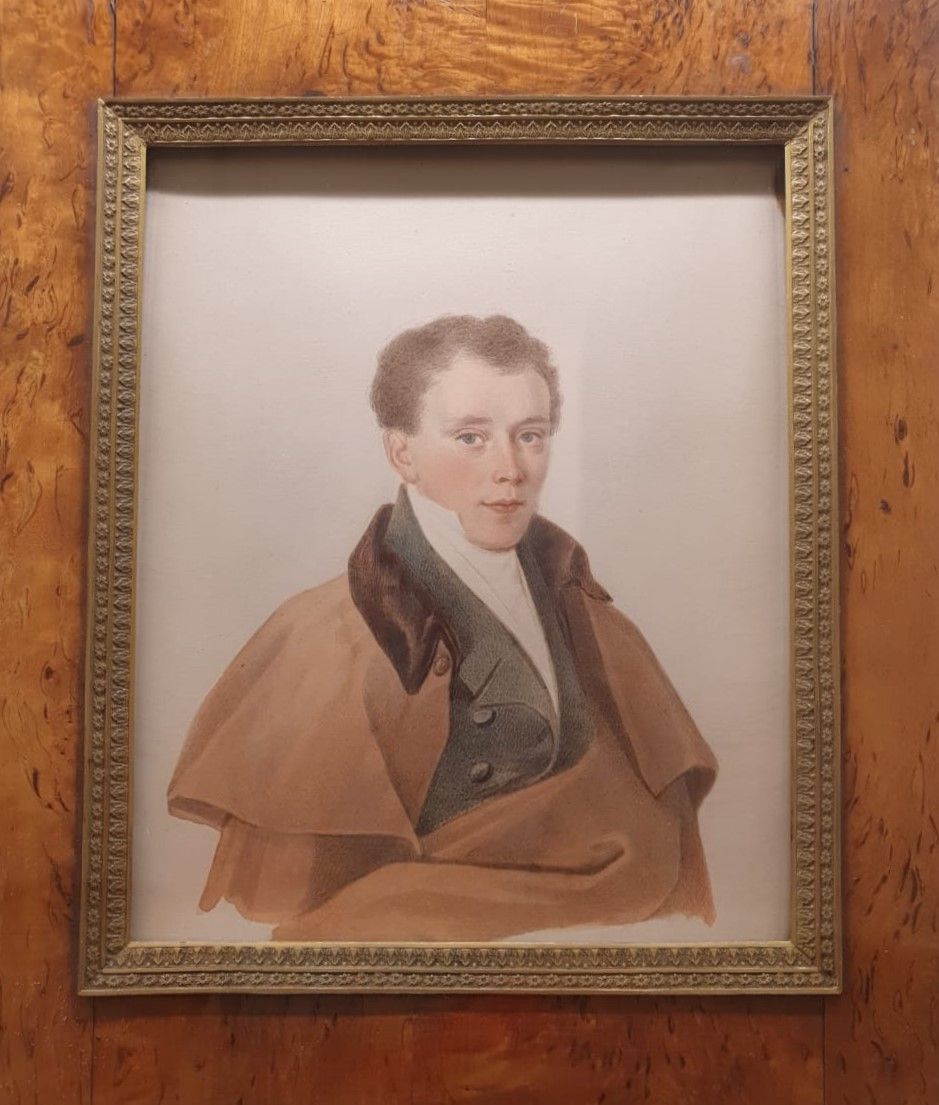 Неизвестный художник Б.К.Данзас бумага, акварель, гуашь Конец 1820-х