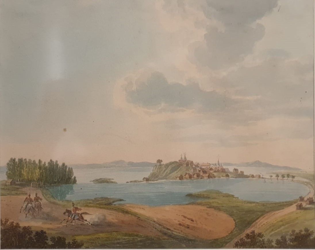 М.Ю.Лермонтов Пейзаж со всадниками 1830-е