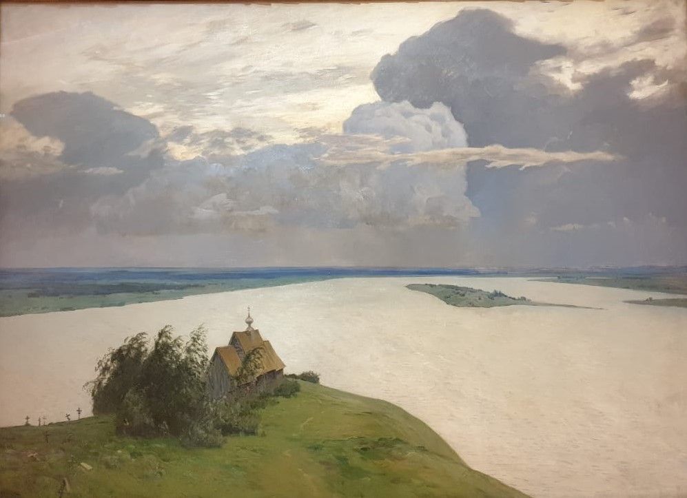 Исаак Левитан Над вечным покоем. 1894 холст, масло