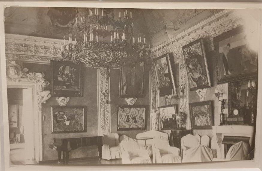Александр Тихомиров Розовая гостиная в особняке Сергея Щукина 1915-1918