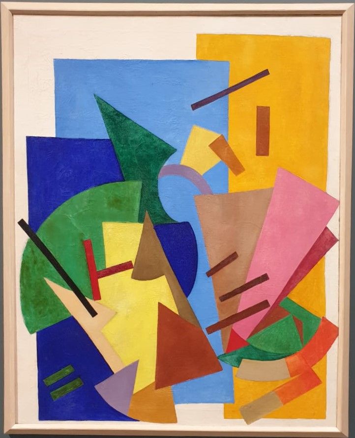 Ольга Розанова Беспредметная композиция (Полет аэроплана), 1916 холст, масло