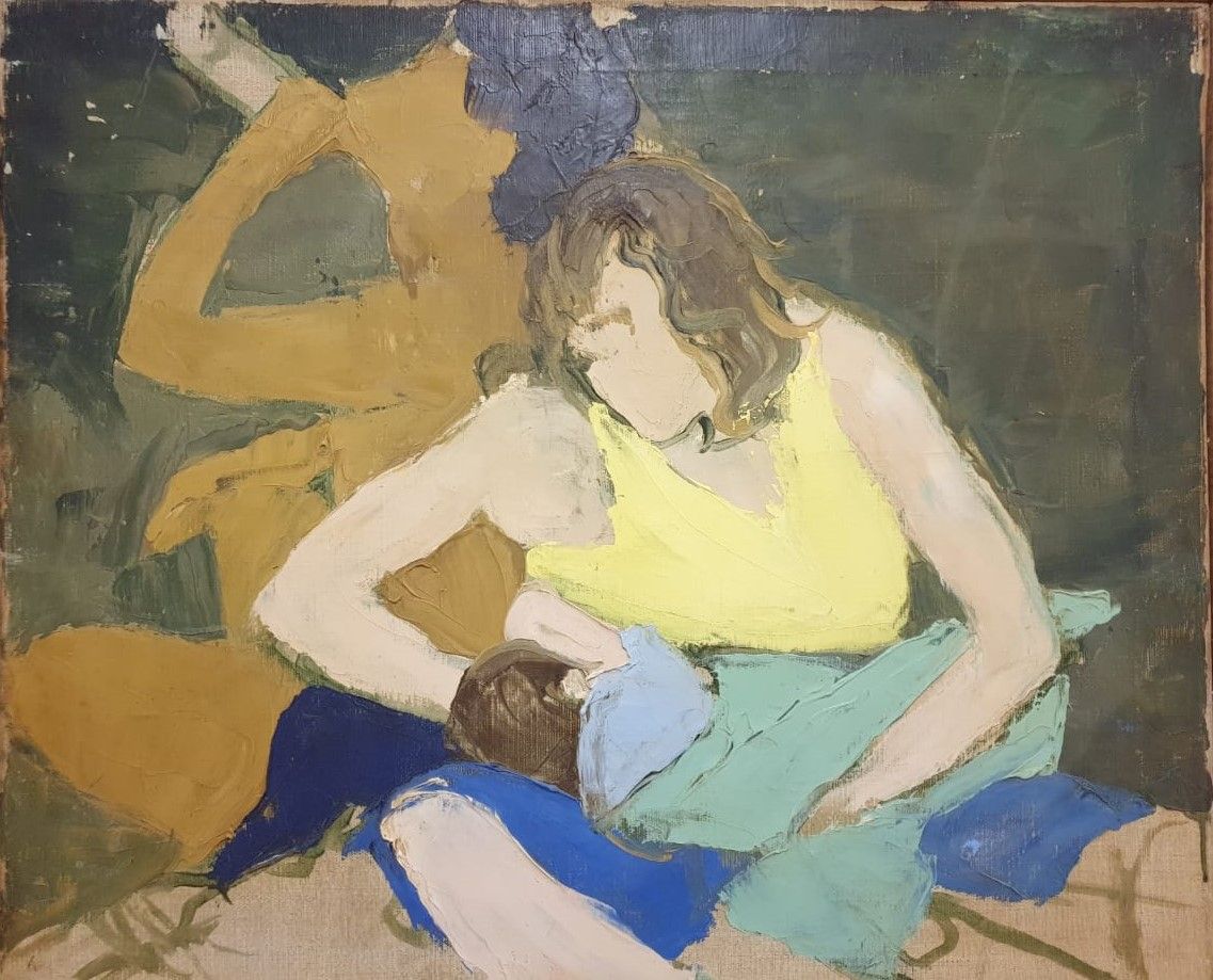 Лидия Тимошенко Семья Холст, масло 1963