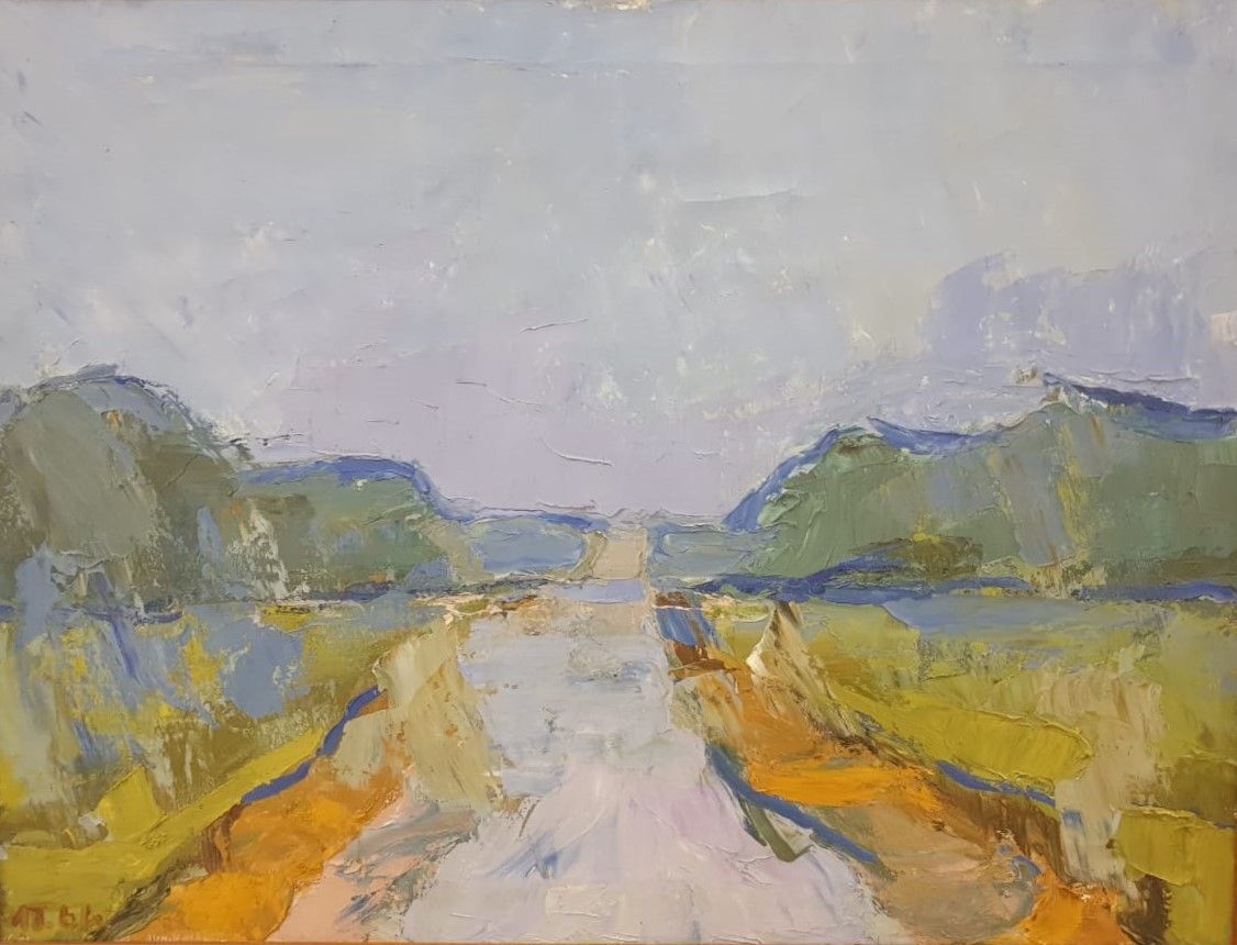Лидия Тимошенко Голубая дорога Холст, масло 1961