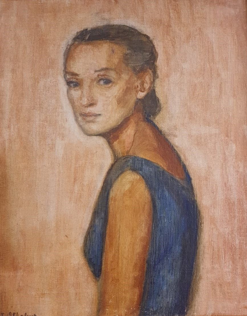 Лидия Тимошенко Автопортрет Холст, масло 1959