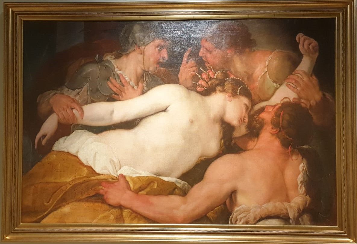 Паоло Пагани (1661-1716) Пленение Софонисбы XVII в. холст, масло