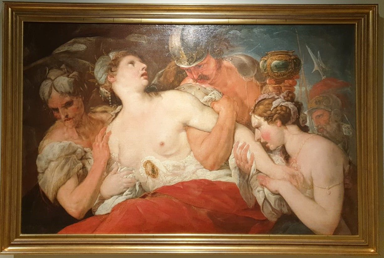 Паоло Пагани (1661-1716) Смерть Софонисбы XVII в. холст, масло