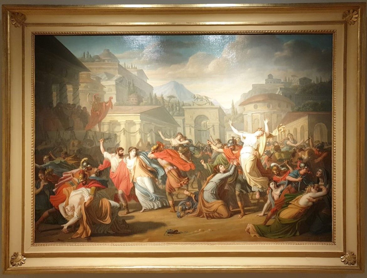 Никола де Куртейль (1768-после 1830)  Похищение сабинянок 1810-1820-е холст, масло