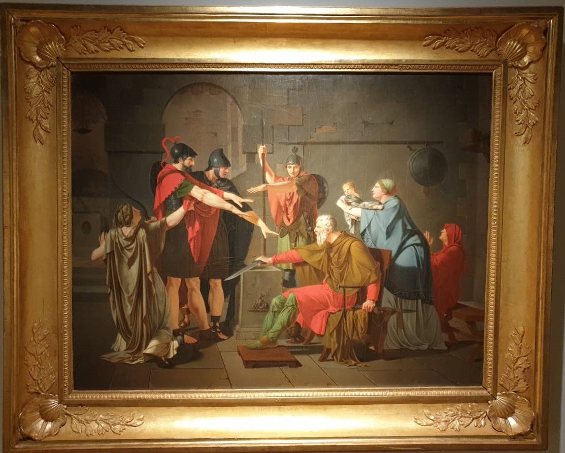 Арман-Шарль Карафф (1762-1822) Клятва Горациев 1791 холст, масло