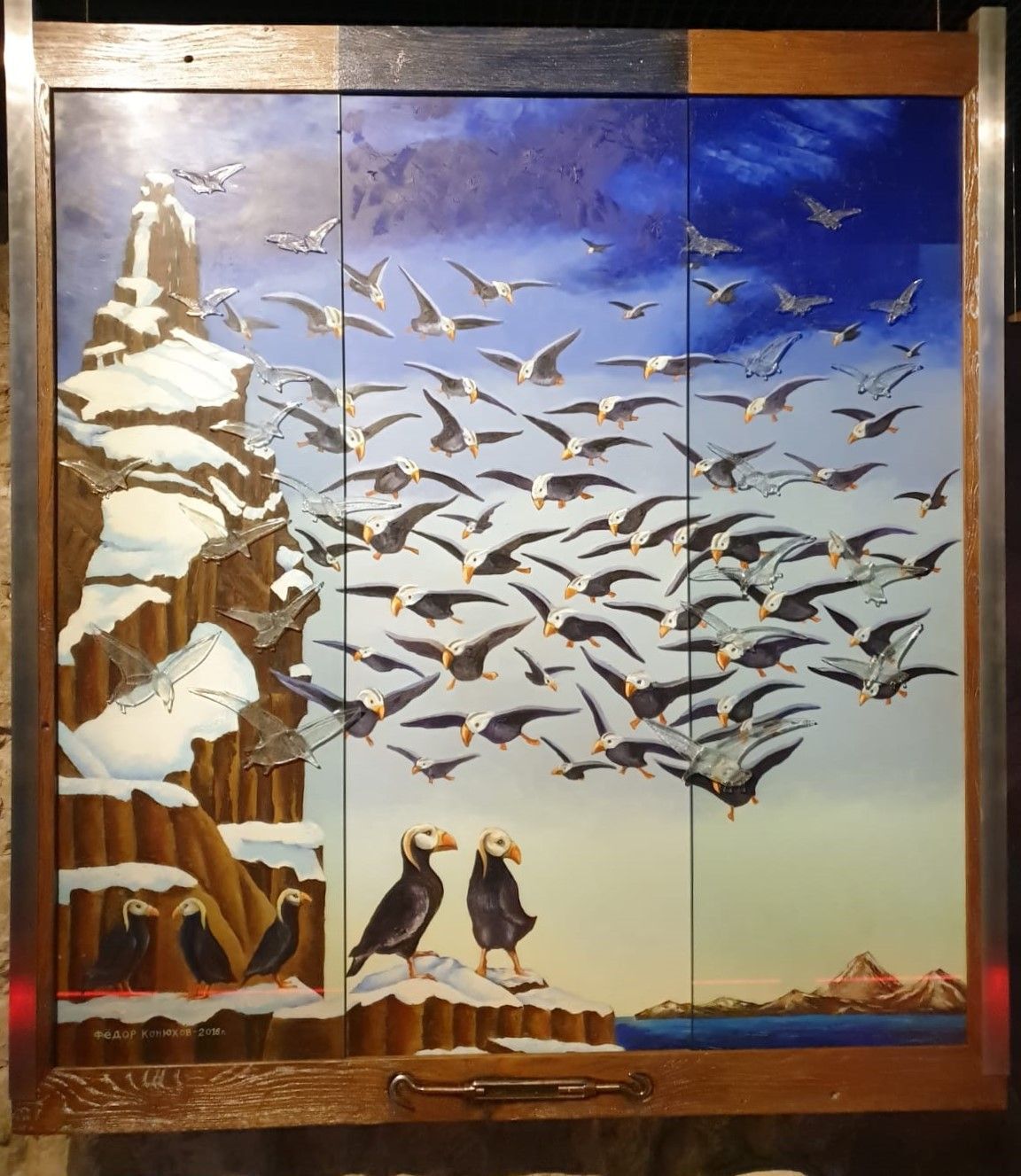 Федор Конюхов. Тупики (два брата). 2016. холст, масло