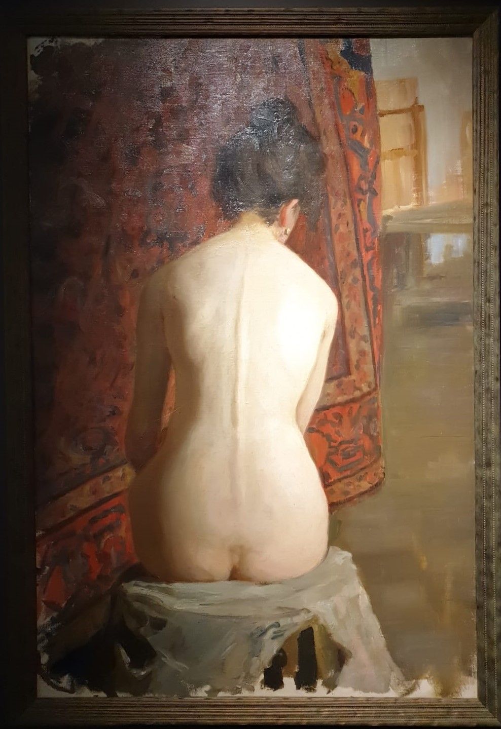 Борис Кустодиев (1878-1927) Натурщица. начало XX в. холст, масло.