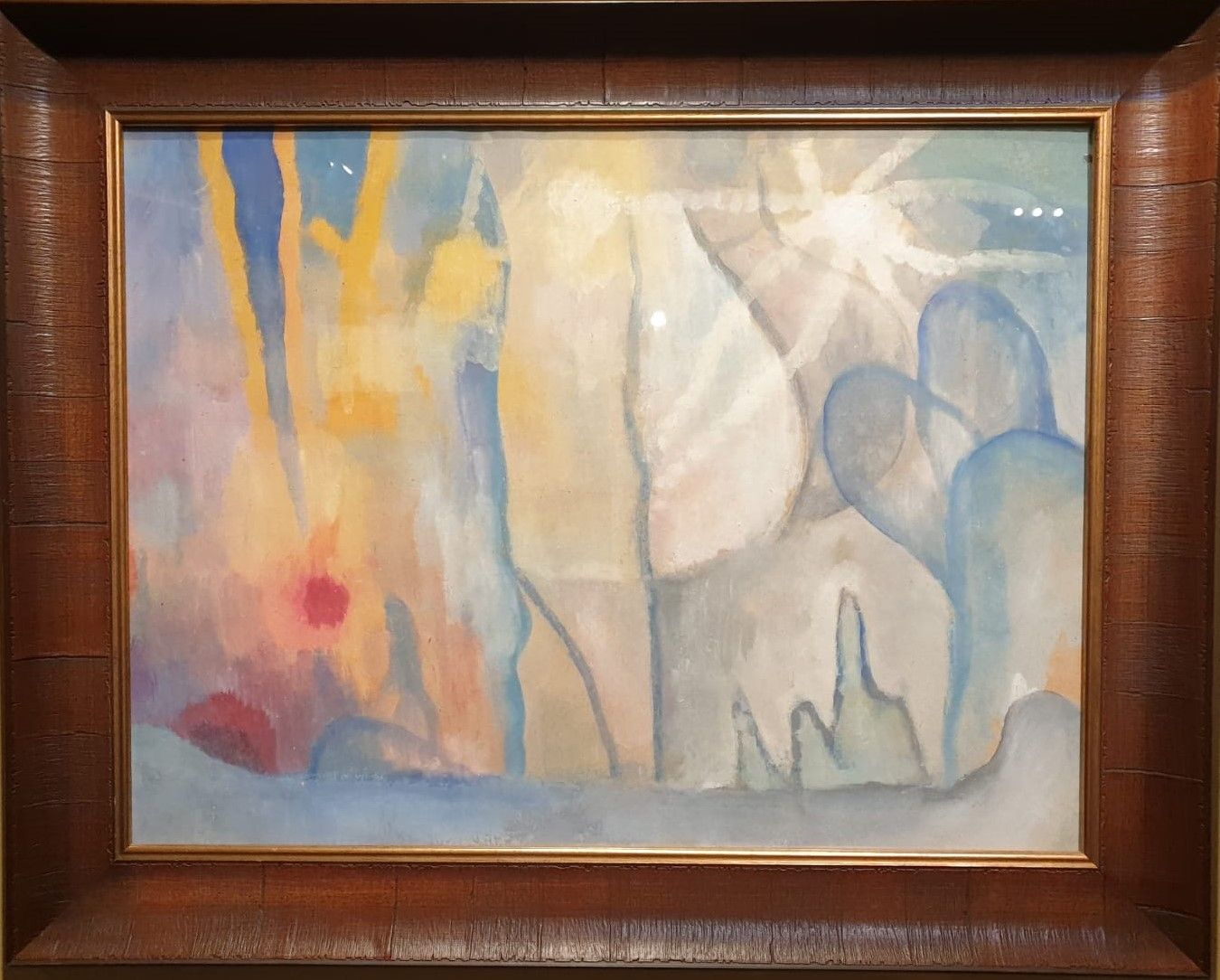 Борис Смирнов-Русецкий. Луна и Солнце. 1926. Бумага, акварель. Частная коллекция.