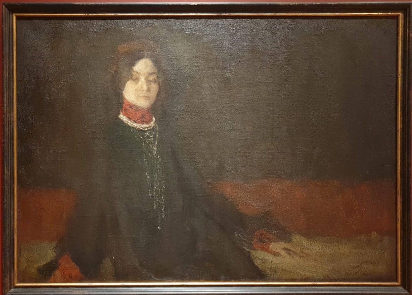 Портрет А.С.Глаголевой 1904. холст, масло