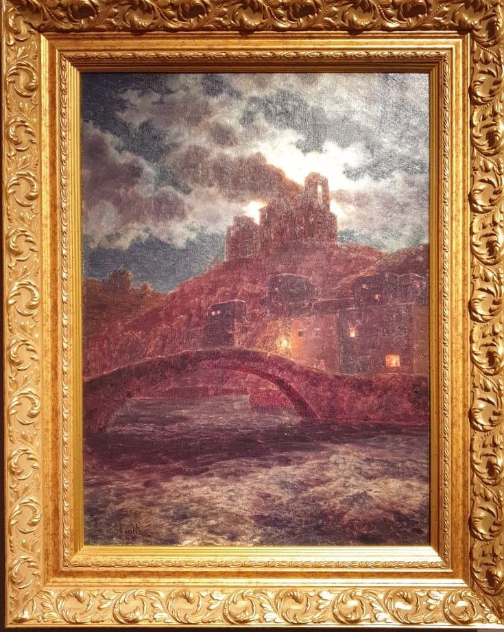 Сумерки на берегу реки. Дольчеаква, 1923