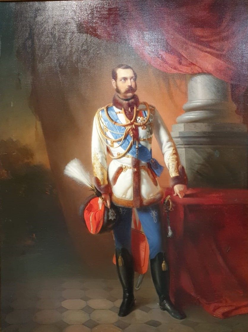 К.Маковский Портрет Александра II 1860-е гг. холст, масло. Нижегородский государственный художественный музей