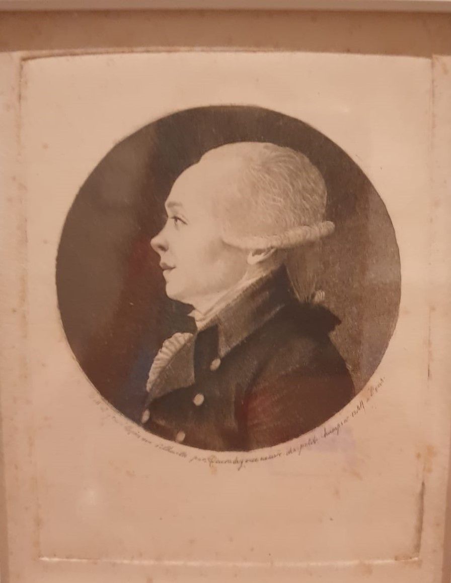 Эдме Кенедей по силуэту неизвестного автора. Портрет Павла I 1801-1805 физионотрас. Бумага, офорт, акватинта