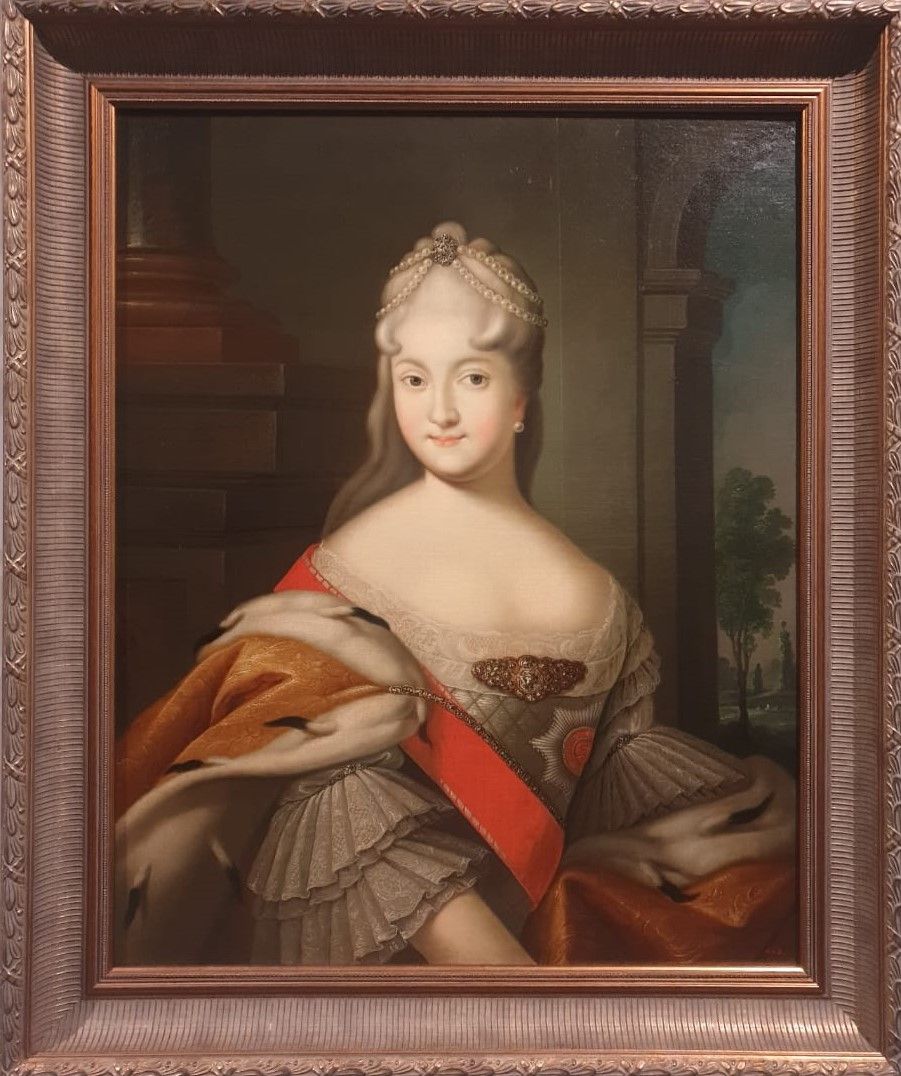 Портрет княжны Екатерины Алексеевны Долгоруковой Россия, 30 ноября 1729 - апрель 1730 холст, масло