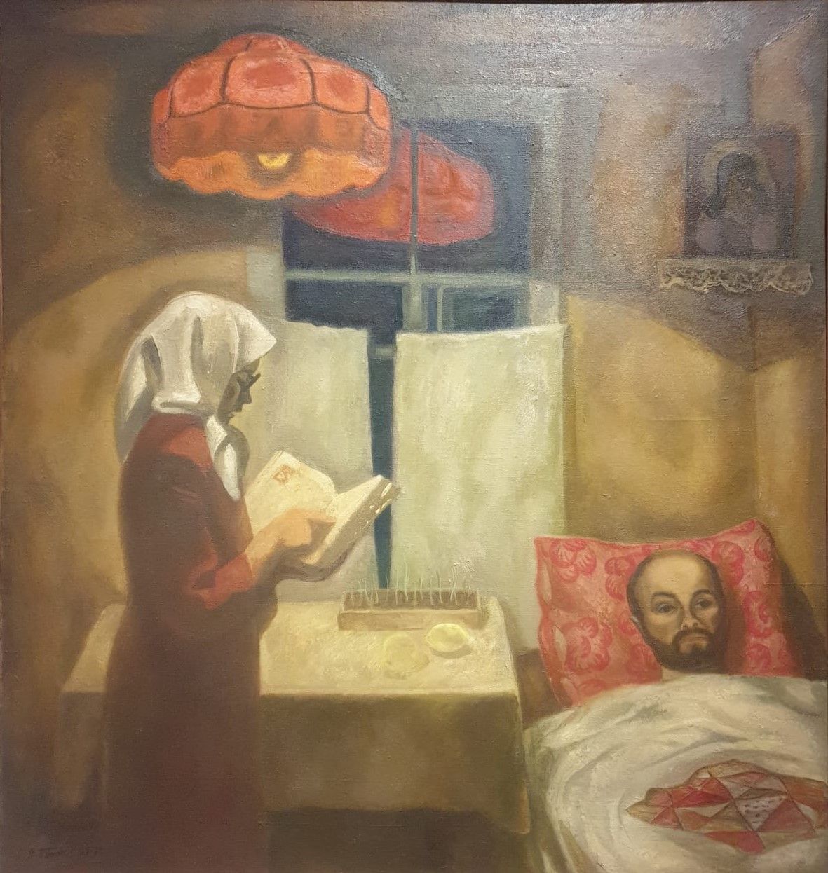 Мать и сын 1969-1970 холст, масло
