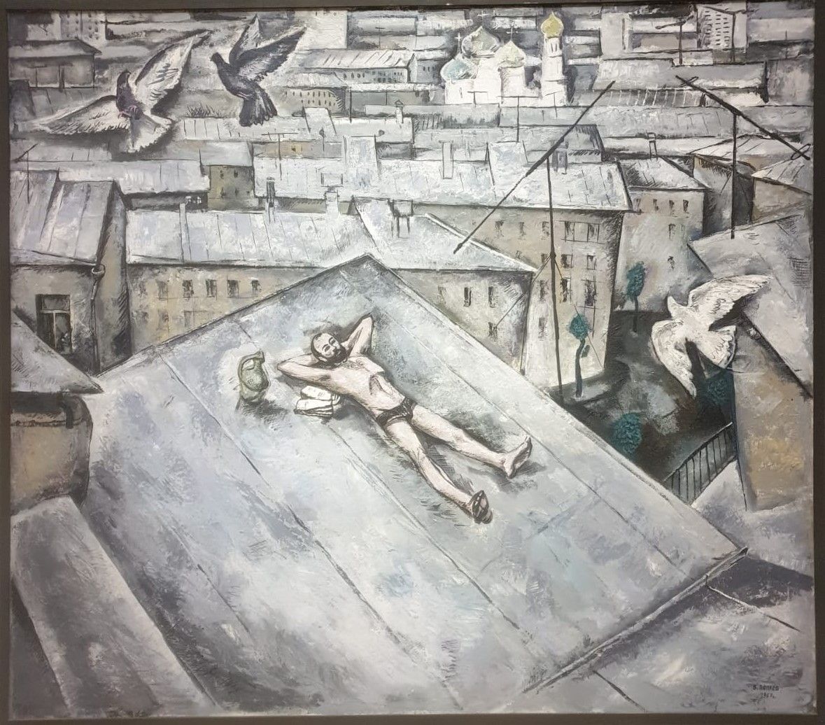 Воскресенье 1967 холст, масло