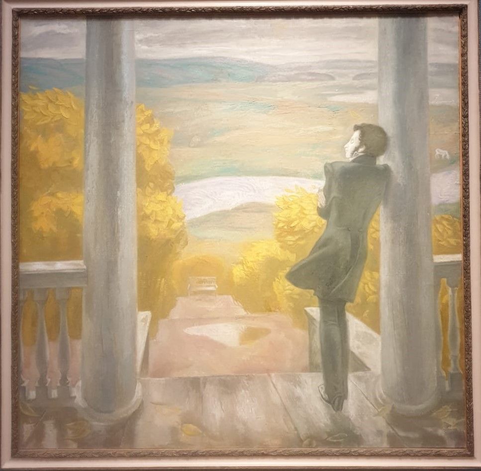 Осенние дожди (А.С.Пушкин) холст, масло 1974