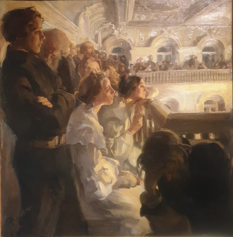 Антонина Ржевская Музыка 1902-1903 холст, масло
