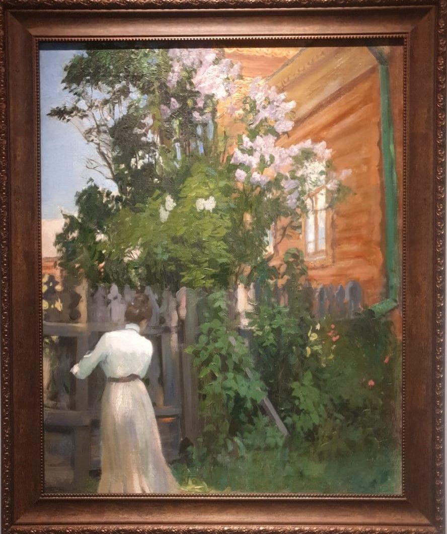 Борис Кустодив Сирень 1906 холст, масло