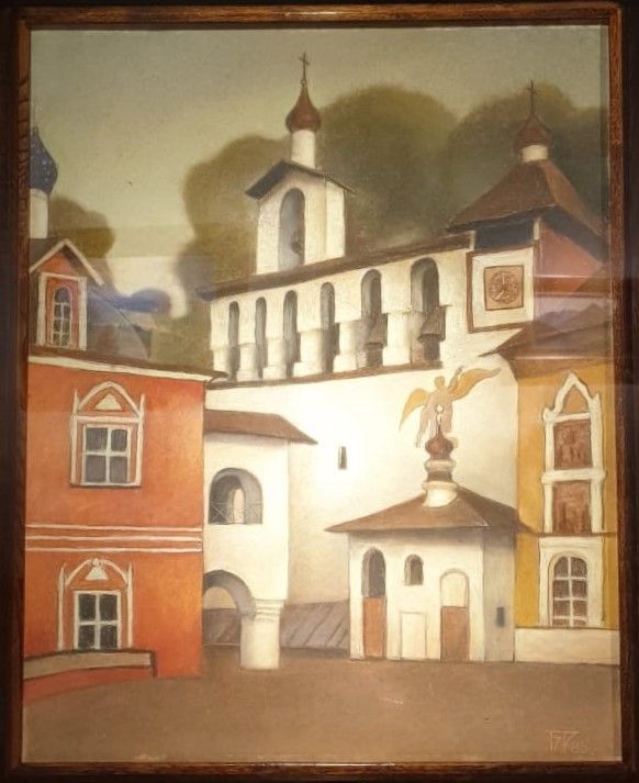 Ризница и звонница Псковско-Печерского монастыря, 1985