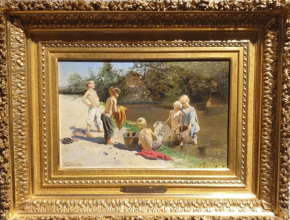 Маковский В.Е. Рыбачки 1890 холст, масло