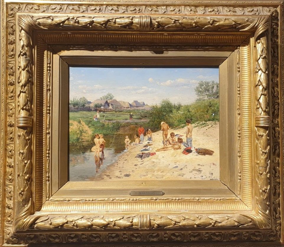 Маковский В.Е. Купающиеся мальчики 1885 холст, масло