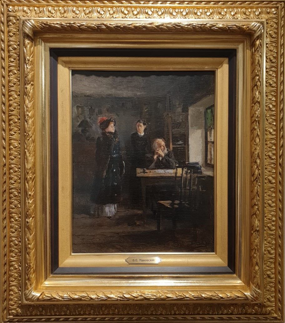 Маковский В.Е. Две сестры (Две дочери) 1884 холст, масло